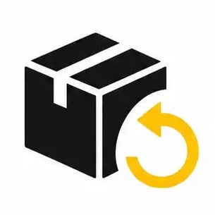 Easy product returns and hassle-free return service icon for TECHQO